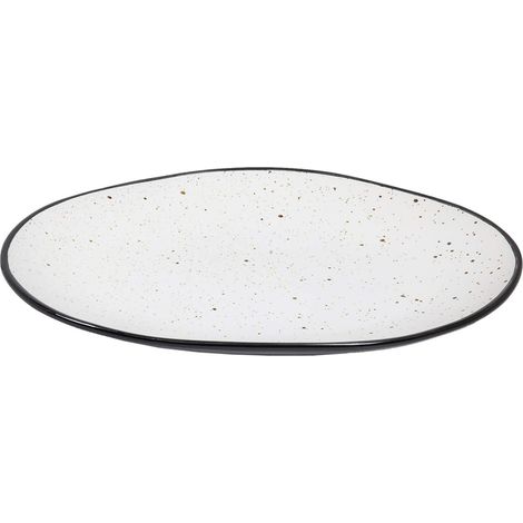 Tableswing Set di 4 piatti ovali 23 x 17 x 2,7 cm B&W (1/5)