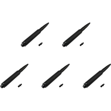 Cinque antenne di ricambio per auto, compatibili con i modelli JK, JKU, JL, JLU, JT Unlimited Sport Rubicon Sahara dal 2007 al 2019.