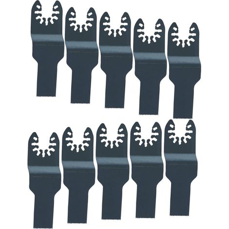 Confezione da 10 lame per utensili multifunzione. Accessori per utensili elettrici multifunzione come Fein, Dremel, Bosch, Makita, Dewalt e Black & Decker.