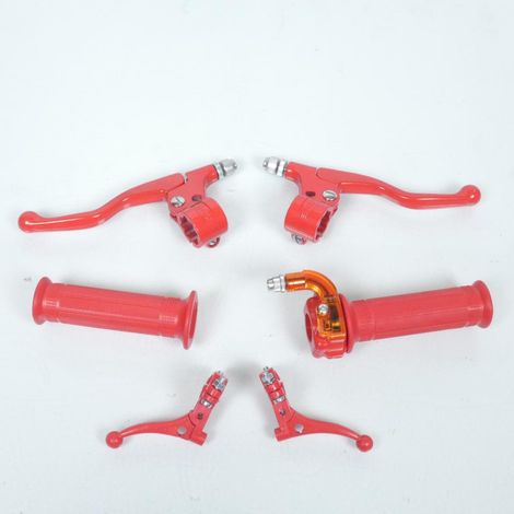 Kit poignée tirage rapide mini Targa rouge cocotte/levier Lusito (1/5)
