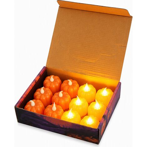 Veilleuse LED motif citrouille Halloween pour décorer la maison (1/5)