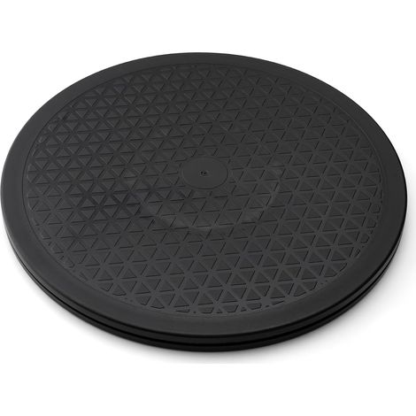 Plateau tournant robuste de 30,5 cm avec roulements à billes en acier pour écrans plats, ordinateur, TV, haut-parleurs, bonsaï, statue, organisateur d'armoire (1/5)