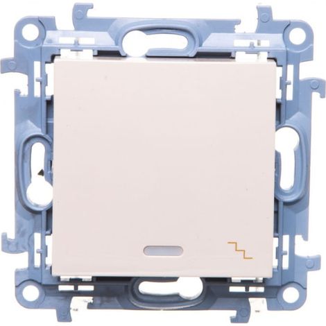 Simon 10 Treppenschalter mit LED-Hintergrundbeleuchtung 10AX creme CW6L.01/41