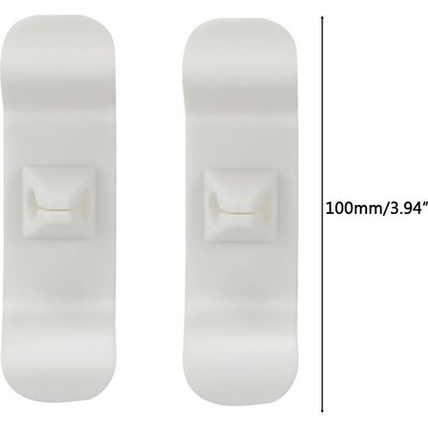 Lot de 2 range-câbles pour appareils de cuisine : enrouleur de câble en plastique, support et organisateur de câbles pour petits appareils électroménagers (mixeur, blender, cafetière). (1/5)