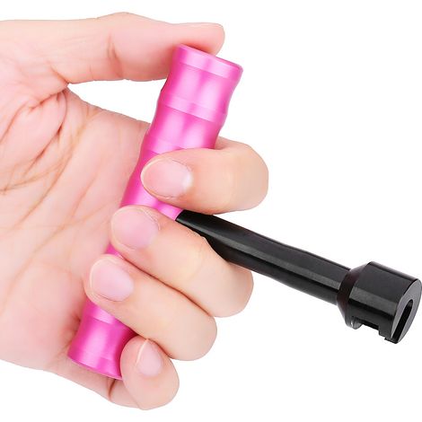 Kit de Réparation de Bosses Sans Peinture pour Carrosserie, Extracteur T-Bar avec Poignée Rouge Rose, Outil de Levage et Débosselage (1/5)