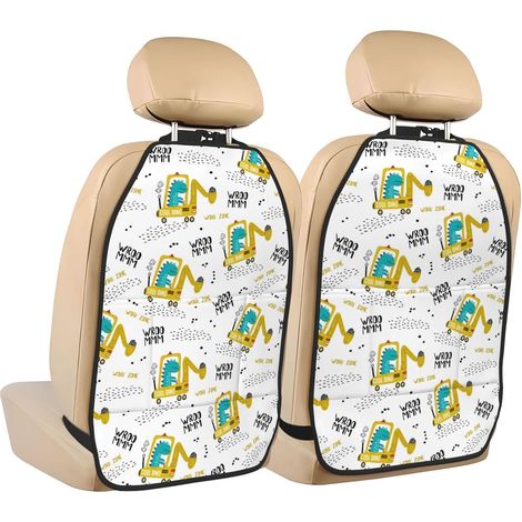 Lot de 2 tapis protection pour siège arrière voiture – Motif (1/5)