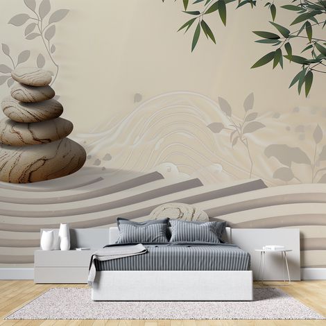 Papier peint zen chambre 1 - 150 x 250 cm (1/2)
