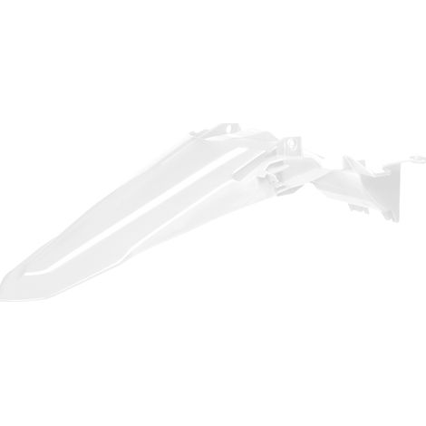 Parafango posteriore Polisport per YZ YZF 250F 450F 24 25 23, bianco, resistente.