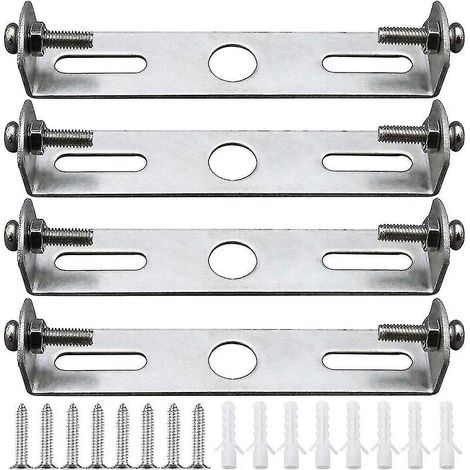 4 supports de fixation pour plafonnier 105 mm, accessoires pour suspension, lustre, plaque de base, supports et accessoires. (1/2)