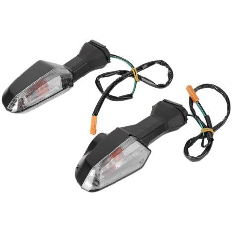 Clignotants Moto LED pour KAWASAKI Z250 Z750R (Fumé Noir) (1/4)
