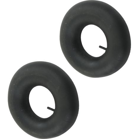 2 chambres à air 145/70‑6 avec valve droite en caoutchouc pour karts 90cc, diables et tondeuses à gazon (1/5)
