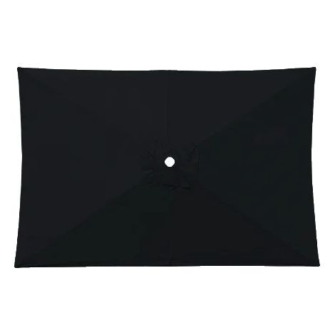 Rechteckiger Freischwinger-Sonnenschirm, UV-Schutz, einfache Pflege, schwarz, 2.1X1.4m-b (1/2)