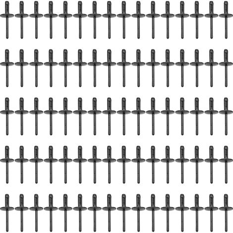 Lot de 80 rivets d'écartement en plastique - 6 mm - Clips de revêtement pour pare-chocs et garde-boue de voiture - Compatible avec tous les modèles Série 3 Série 5 X3 E70 E90 et X5 (1/5)