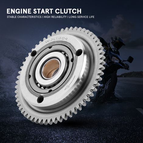 Kit d'embrayage de démarrage moteur moto pour Lifan Zongshen Loncin CG200 CG250 CG 200 250 (1/5)