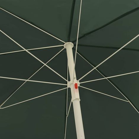 Maison Exclusive - Parasol de plage vert 240 cm (1/5)
