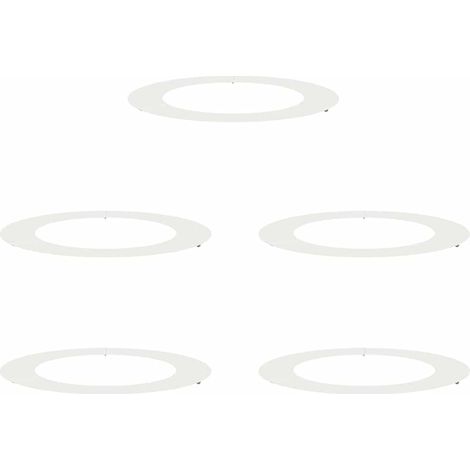 Maison Exclusive - geeignet für flache Baumringe 5 pcs Weiß Ø60 /