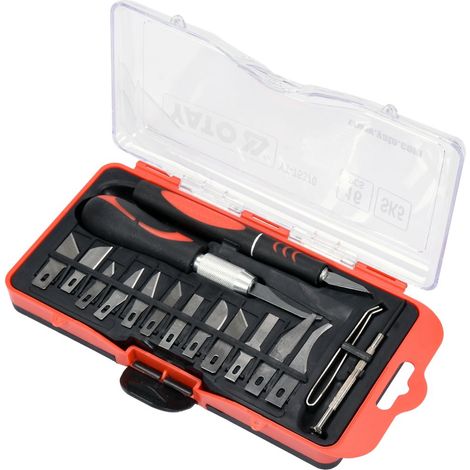 Yato YT-75370 Cutter Schwarz, Orange Feststehende Klinge Messer (1/5)