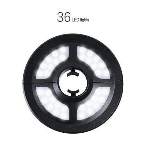 Lumière de parapluie LED avec télécommande solaire chargeant l'éclairage extérieur 205cm (1/5)