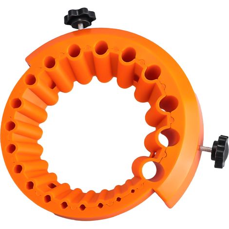 Affûteur Multifonction pour Mèches, 2 À 13 mm, Pour Meuleuse D'angle 125 mm, Accessoire De Meulage et Affûtage (Orange) (1/5)