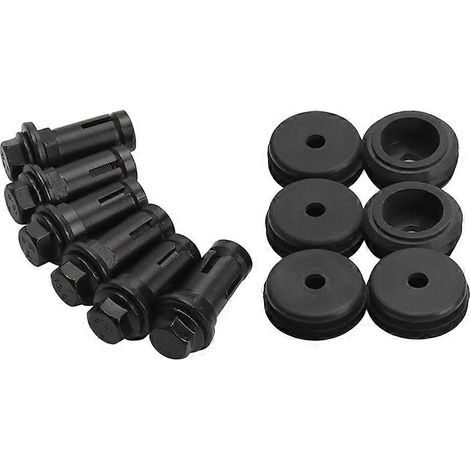Lot de 6 boulons d'expansion pour protections latérales de pare-chocs Polaris RZR XP1000 2014-2023 (références : 2205114, 2205116, 2205979, 2205978) (1/5)