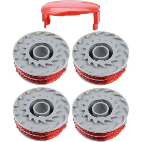 Trimmerfadenspule für Flymo FLY021 Contour 500 XT, Power Trim 500 XT, Mini Trim Contour XT, (4+1 Stück)