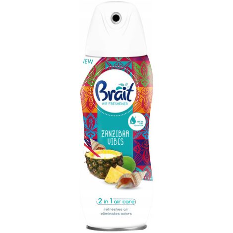 BRAIT Deodorante per ambienti a secco con oli essenziali Zanzibar Vibes 300 ml (1/2)