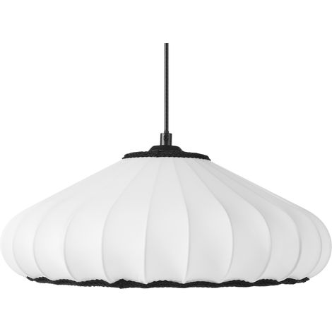 Lámpara colgante de diseño moderno lámpara de techo pantalla de nylon sintético blanco Zulia