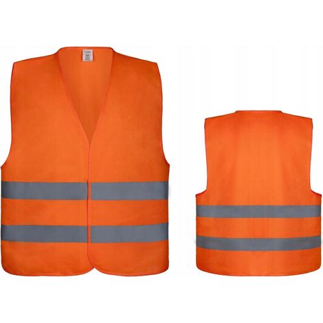 ADVERTENCIA CHALECO NARANJA TALLA M