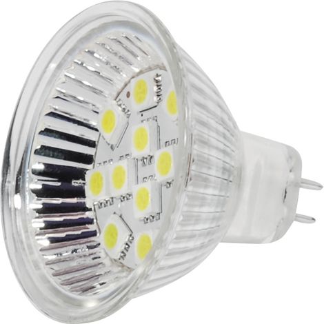 Power smd led ø 50 mm x 45 mm, 12 v, 3 w, 200 lm, presa gu5.3 categoria di efficienza energetica a+ (1/4)