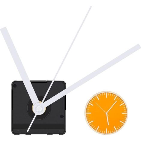 Kit de mécanisme d'horloge, pièces de réparation de mouvement de moteur d'horloge murale à arbre lon (1/5)
