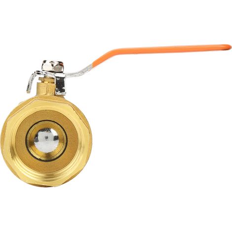 vanne à bille en laiton DN32 1-1/4BSP 1,6 MPa pour eau, huile et gaz