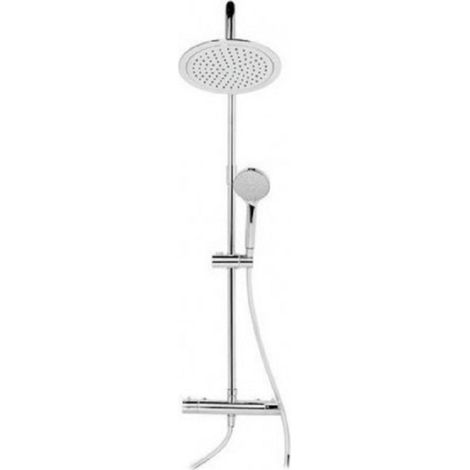 Colonna doccia mix  angel con termostatico cromo tonda