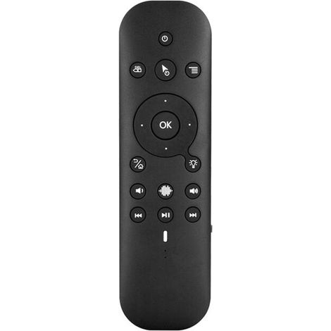 Control remoto inalámbrico por voz G60S Pro BT, versión rusa, 2.4G, BT5.0, control remoto por voz de modo dual con pantalla táctil.