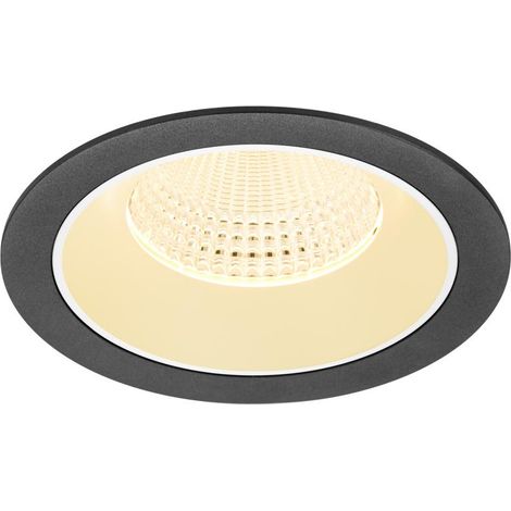 Encastré downlight NUMINOS® XL intérieur 3000 K 55° IP20 rond noir /blanc - SLV - 1009943