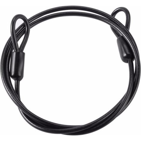 2 Câbles En Acier Avec Œillets 1,5Mx5Mm,Câble À Boucles 1,5M,Câble À Passants,Fil Métallique 5Mm,Câble En Acier Avec Schlaufen,Cou (1/5)