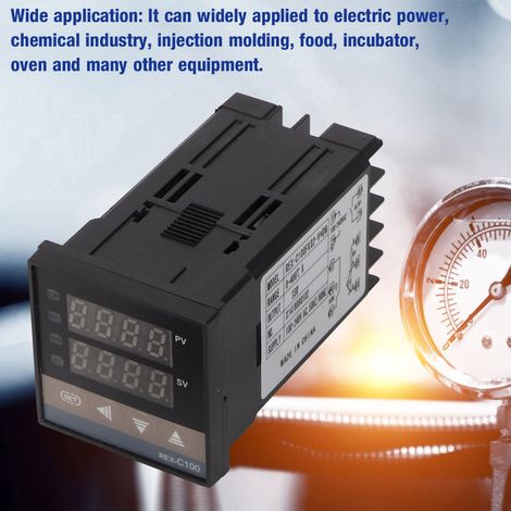 Kit de thermostat numérique PID à LED 0-400 °C, 110-240 V CA (1/4)