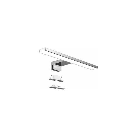Tigrezy Lampe Miroir Salle de Bain LED 5W 230V 500lm,IP44 Etanche 30cm Pince Luminaire Salle de Bain,Blanc Neutre 4000K,Pas de Stroboscope Eclairage,Acier Inoxydable Anti-buée Ampoule de Miroir,300mm 