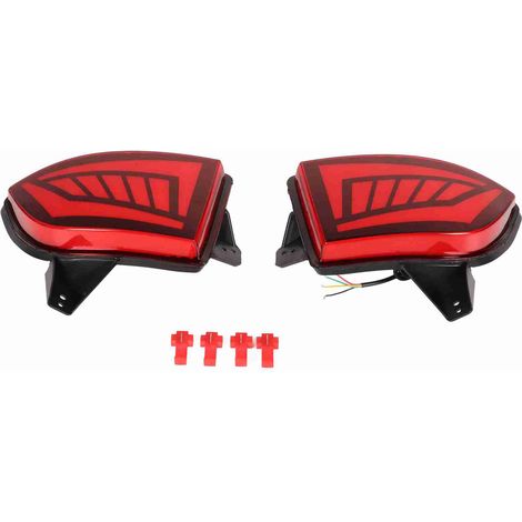 Set mit 2 LED-Rückleuchten (links und rechts), 3 Funktionen, 12 V, 45–55 lm, dynamische Blinker, Ersatz für Honda Pilot 2019–2021 (1/3)
