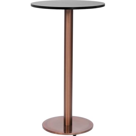 vidaXL Pata de mesa de bistró acero inoxidable dorado Ø45x107 cm (1/2)