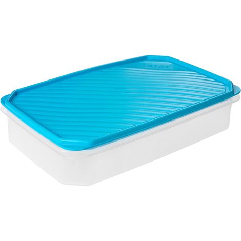 Boîte Alimentaire Plastique 2,1 L Flex, 28,5 x 18,5 x 6 cm (1/3)