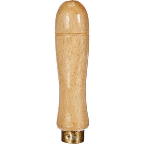 - Feilengriff - Holz - Für Kettensägenfeilen - Robuster Ersatzgriff - 120 mm (1/5)