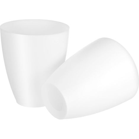 de 2 abat jour en plastique cache ampoules pour lampes de