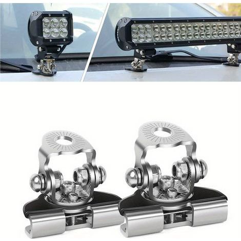 Support de fixation pour barre lumineuse LED pour Jeep, camion et SUV tout-terrain - Installation sans perçage (1/5)