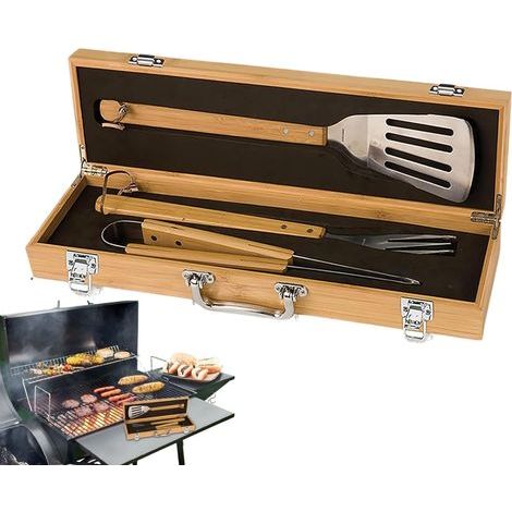 Werkzeugset Kochutensilien Grillzubehör mit Schutzhülle für (1/5)