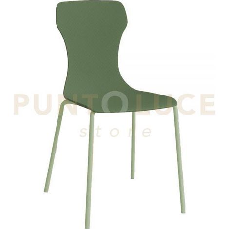 SEDIA TOKYO IN CRISTALLO ACRILICO VERDE