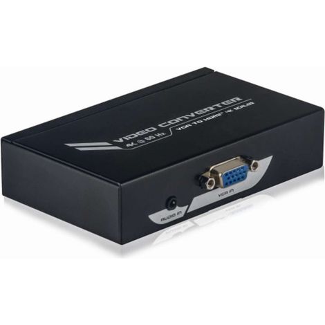 MINI CONVERTITORE ATTIVO DA VGA+AUDIO A HDMI 4K SCALER (PT-2PETVHS)