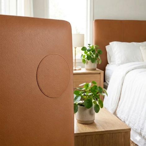 (Marron, 45 x 100 cm) Rouleau de patch de réparation en cuir imperméable, adapté aux canapés, sièges de voiture et meubles. (1/5)