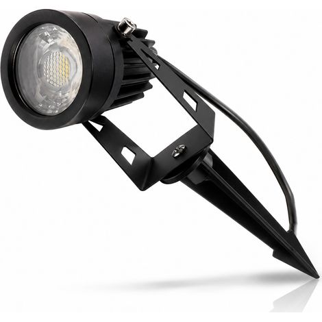 Faretto led picchetto 3w da esterno con staffa illuminazione giardino  F15-COB3WLuce Calda 3000k