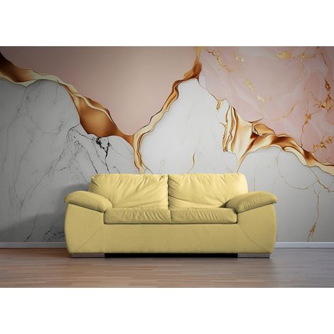 Papier Peint Pierre - Marbre Éclatant - 150 x 250 cm (1/2)