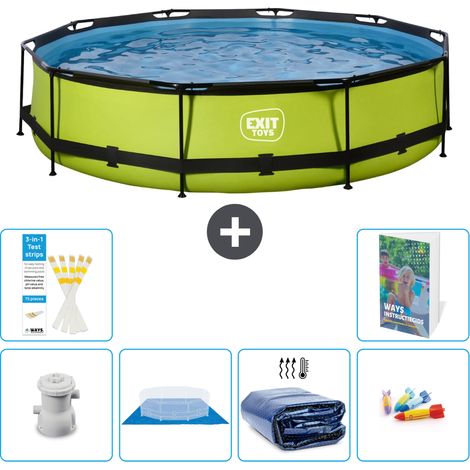 Exit Pool Rund - 360x76 cm - 7-teilig S220